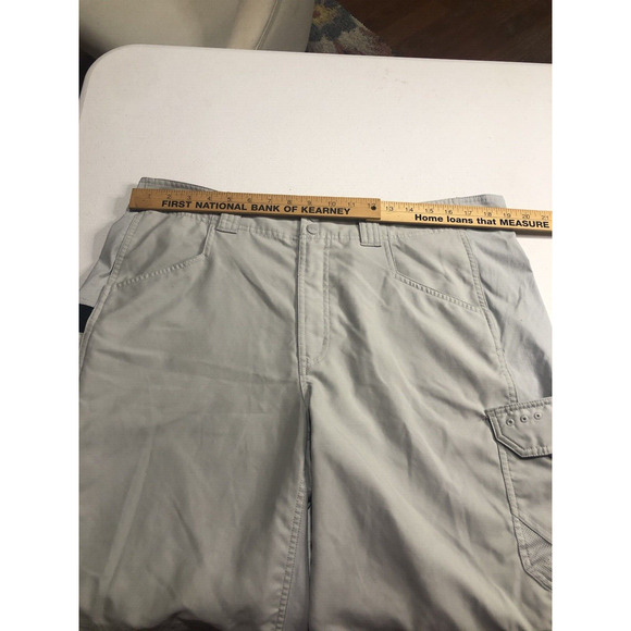 Columbia Men's Cargo Shorts Clay PFG 10" Inseam Omni-Shade Pockets 38 - Picture 12 of 13